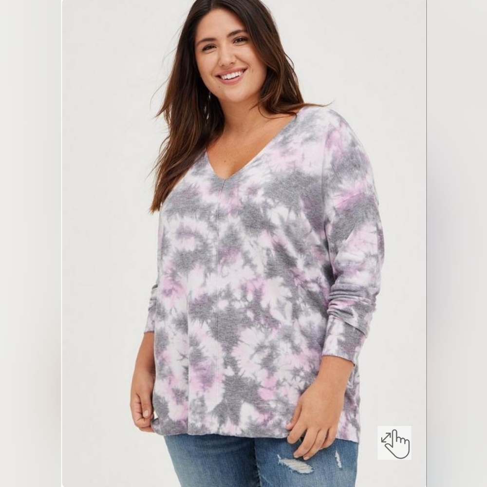 Torrid Pullover Drop Shoulder Sweater Size 2